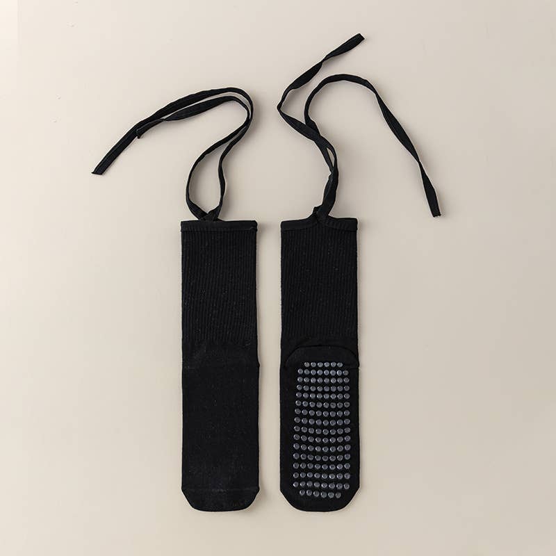 Curated Grip Sock - Studio Wrap (Black)