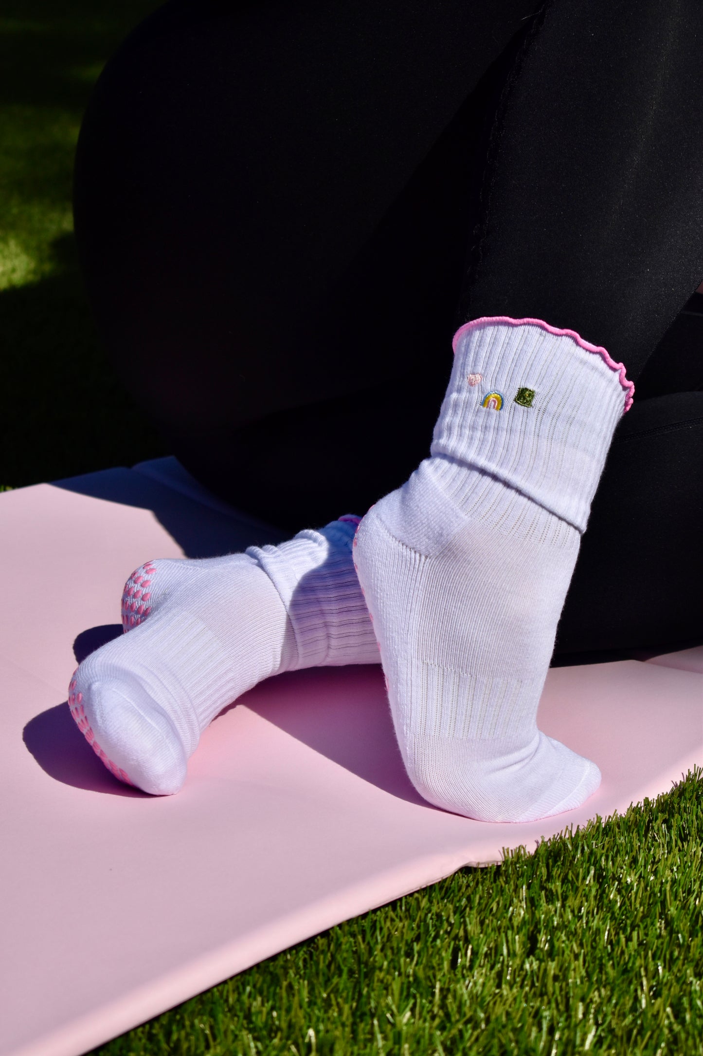 Lucky Charms Ruffle Grip Sock