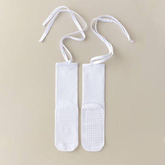 Curated Grip Sock - Studio Wrap (White)